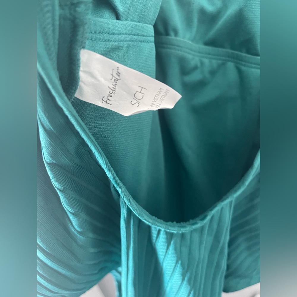 Emerald Green one piece swim bathing suit - Picture 5 of 5